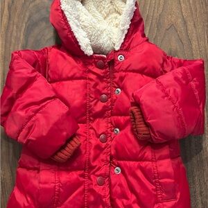 Old Navy Red Toddler Puffer Jacket